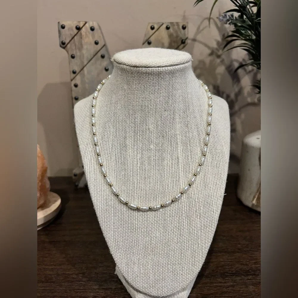 Fresh Water Pearls Necklace One Size EUC - Picture 2 of 5